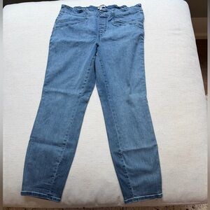 NIC+ZOE Women's Straight Leg Stretch Blue Jeans